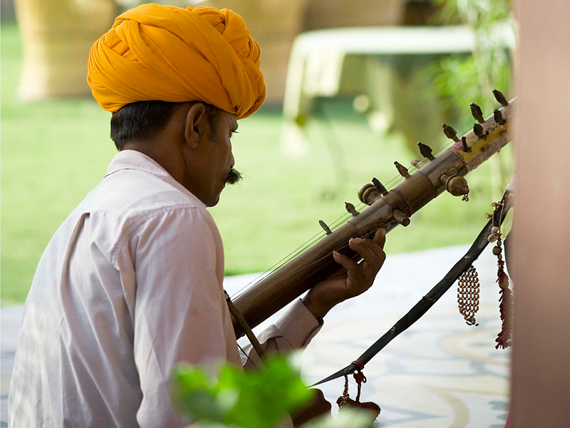 traditional music at resort